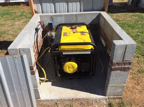 metal generator housing|build your own generator enclosure.